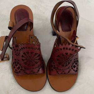 Chloe reddish brown Sandals